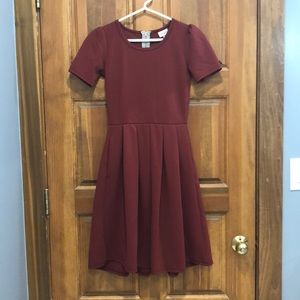 Lularoe Amelia dress Maroon
